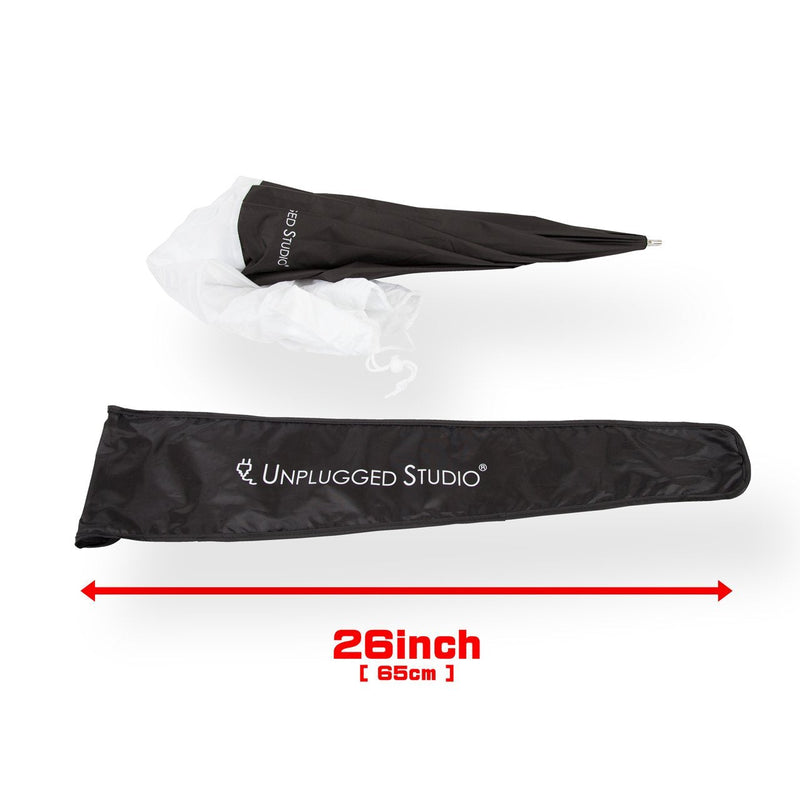 UNPLUGGED STUDIO 33" Box Umbrella (Diffuser Type) UN-037 33inch Diffuser Type