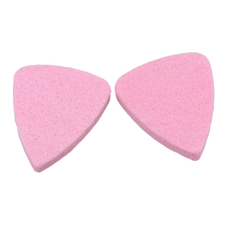 5pcs 3.8mm Pink Felt Guitar Picks Plectrums for Guitar Ukulele Bass