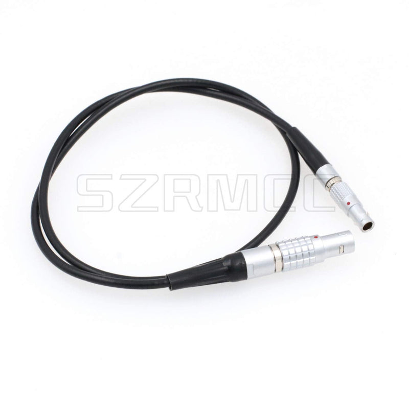 SZRMCC Ambient Lockit Sound Devices 0B 5 Pin to 00B 4 Pin TimeCode Input Cable for Red Epic Camera (Black Cable) Black Cable