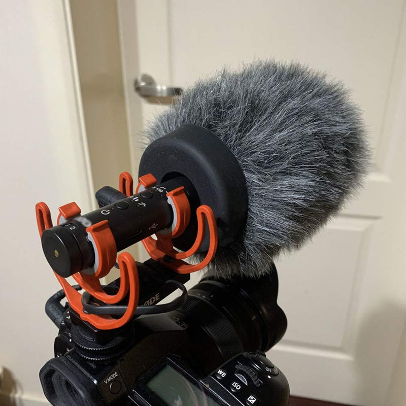Furry MIC Windshield Windscreen WIND Muff Compatible for rode VideoMic NTG Microphone