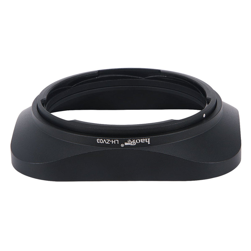 [AUSTRALIA] - Haoge LH-ZV03 Square Metal Lens Hood for Carl Zeiss Distagon T 2.8/21 21mm f/2.8 ZM, C Biogon T 4.5/21 21mm f/4.5 ZM, 2.8/25 25mm f/2.8 ZM, 2.8/28 28mm f/2.8 ZM, C Sonnar T 1.5/50 50mm f/1.5 ZM Lens Square - Black 