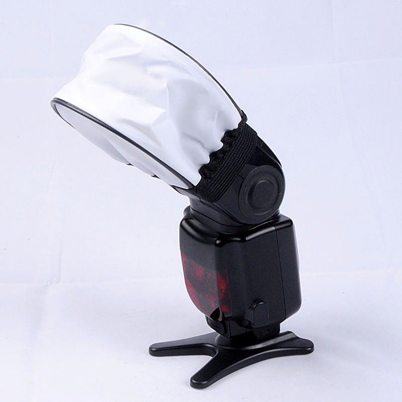 EXMAX® 3.5x2.4inches Universal Soft Mini Flash Bounce Diffuser Cap for Speedlight