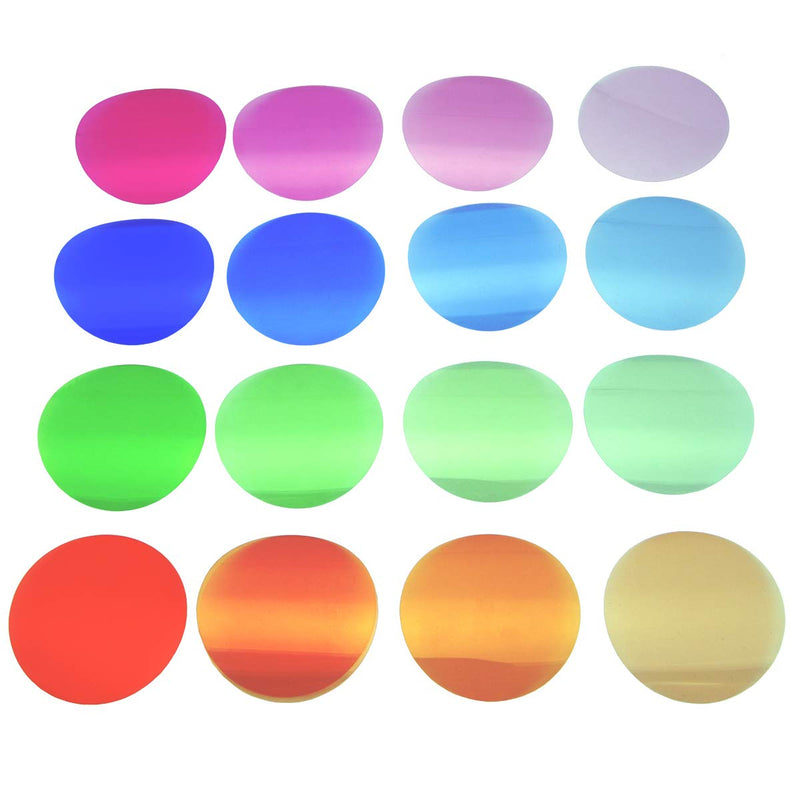 [AUSTRALIA] - Godox AK-R16 Diffuser Plate with V11T Color Temperature Adjustment Gel Set for Godox V1-C, V1-N, V1-S Speedlite, AD200, AD200PRO with H200R Flash Head (16 Color 32 Pieces) 