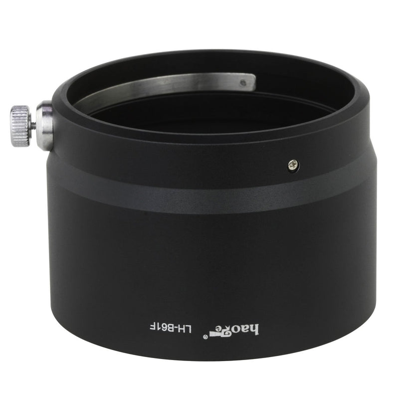Haoge LH-B61F Metal Lens Hood Shade for Olympus M.ZUIKO Digital ED 75mm F1.8 Lens Black Replaces Olympus LH-61F