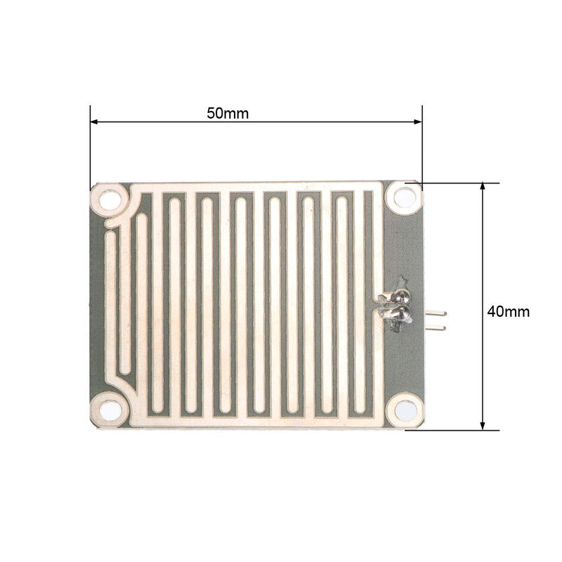 uxcell Raindrops Module Raindrop Detection Sensor Humidity Rain Weather Sensitivity Monitoring for Arduino