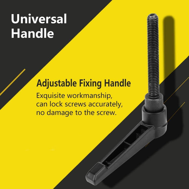 4PCS /M6 x 16/20/25/32/40/50/60/70/Male Thread Machinery 304 Alloy Adjustable Knob Handle Clamping Lever with Stud Universal Handle (70MM)