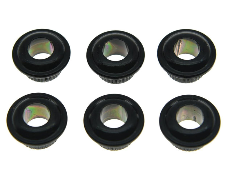Dopro Metal Black 10mm Guitar Tuners Conversion Bushings Adapter Ferrules for Vintage Guitar Tuning Keys