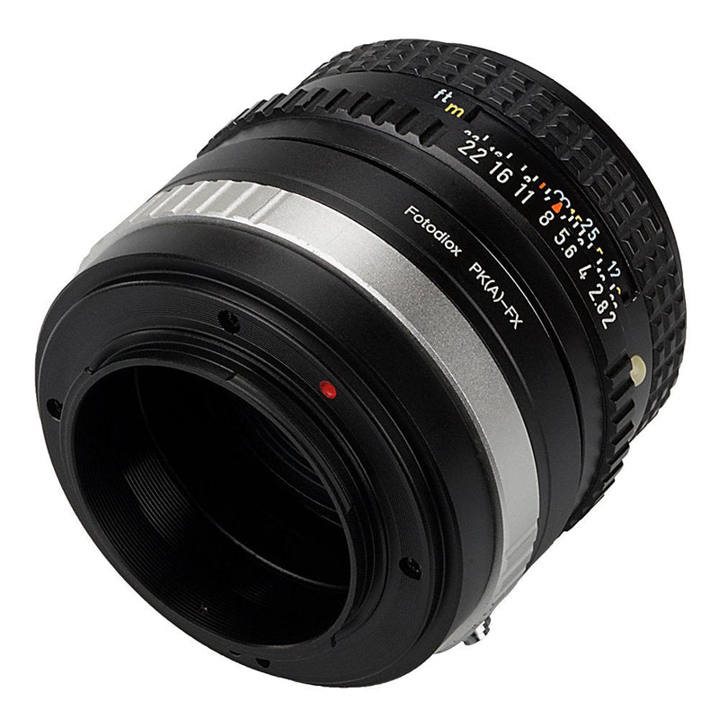 Fotodiox Lens Mount Adapter Compatible with Pentax K Mount (PKAF) D/SLR Lens on Fuji X-Mount Cameras Pentax K AF Standard