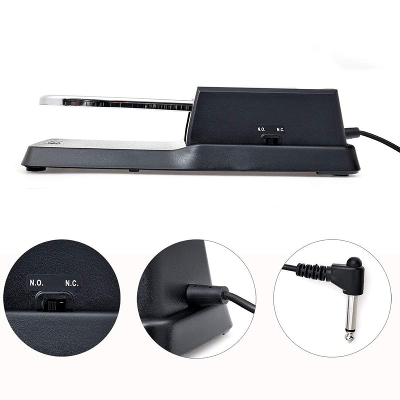 ANTOBLE Sustain Pedal Piano Style compatible for Yamaha YPG-235/YPG-535/YPT-230/YPT-330 Keyboards