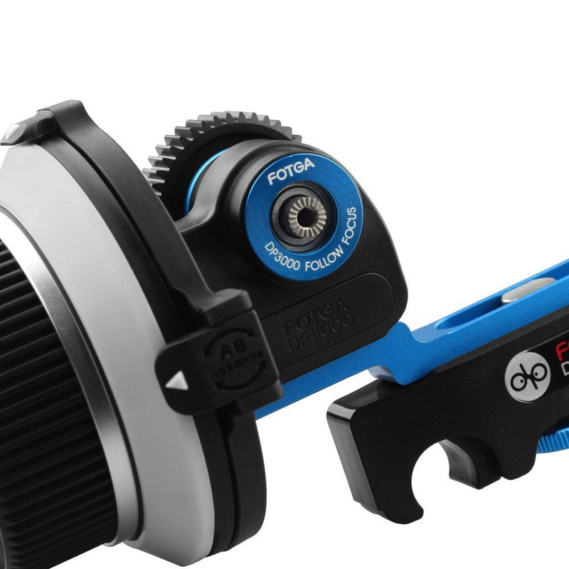 [AUSTRALIA] - Fotga DP3000 M3 Quick Release Follow Focus for 15mm Rod Rig 5D II III A7 A7R A7S A9 II III IV Z6 Z7 II BMPCC 4K 6K GH3 GH4 DSLR 