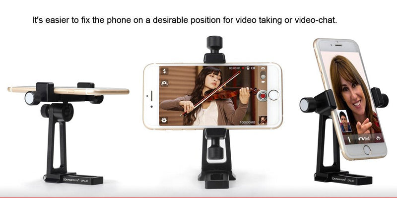 Sunwayfoto CPC-01 Arca / RRS Compatible Cell Phone Holder 56mm to 92mm / Mobile Phone Bracket Tripod Mount