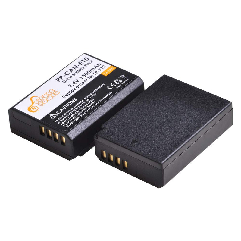 [AUSTRALIA] - LP-E10 LPE10 Battery and LED USB Dual Charger with Type C Port Replacement for Canon EOS Rebel T6 T5 T7 T3 EOS 1200D 1100D 1300D 1500D 2000D 3000D Rebel KISS X50 X70 X80 X90 2 battery +LED Charger 
