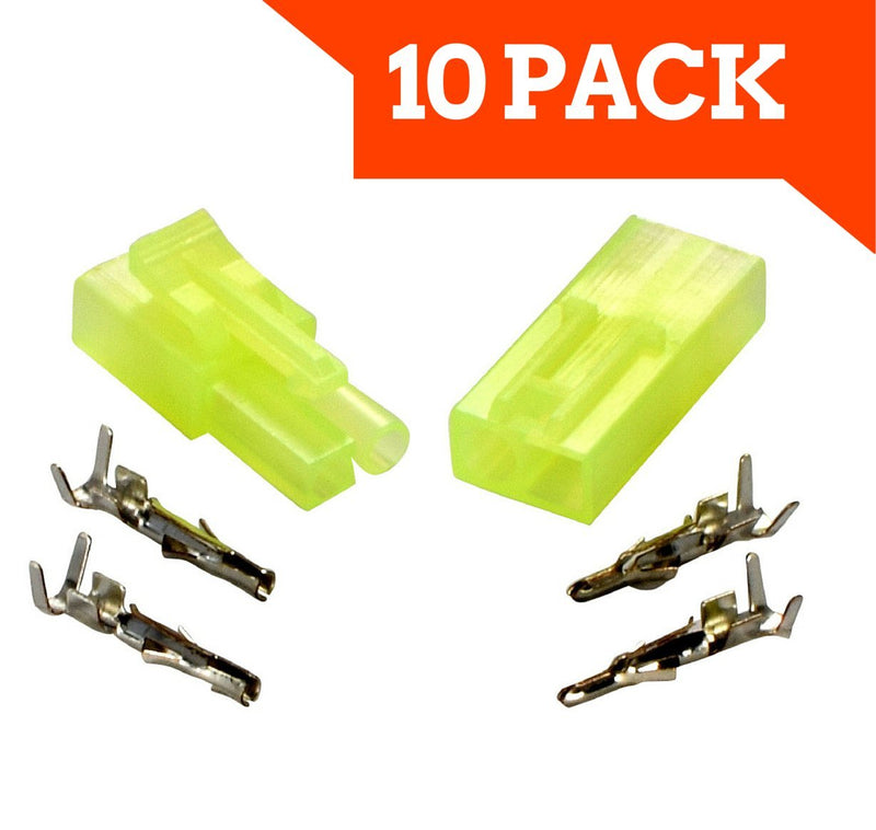 10 Pairs Mini Tamiya Style Connector Plugs - Apex RC Products #1545