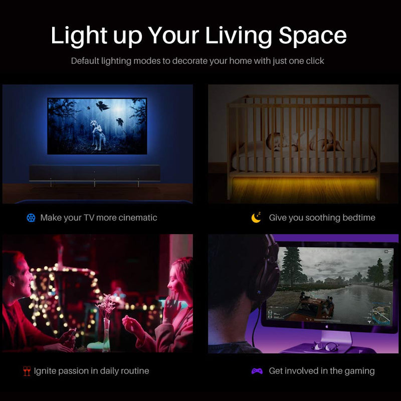 [AUSTRALIA] - SONOFF L1 LED RGB Dimmable Smart Light Strip with Timer, APP Remote Control WiFi Strip Lights, 16.4ft 5050 Waterproof IP65, Works with Amazon Alexa & Google Home Assistant, No Hub Required L1-5M 