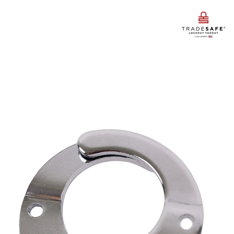TRADESAFE Lock Out Tag Out Hasp, 6 Pack, Stainless Steel Safety Hasp Lock for Padlocks, Tamper-Proof and Impact-Resistant