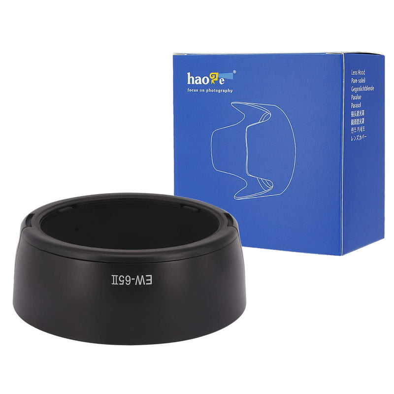 Haoge Bayonet Lens Hood for Canon EF 28mm f2.8 and Canon EF 35mm f2 Lens Replaces Canon EW-65 II