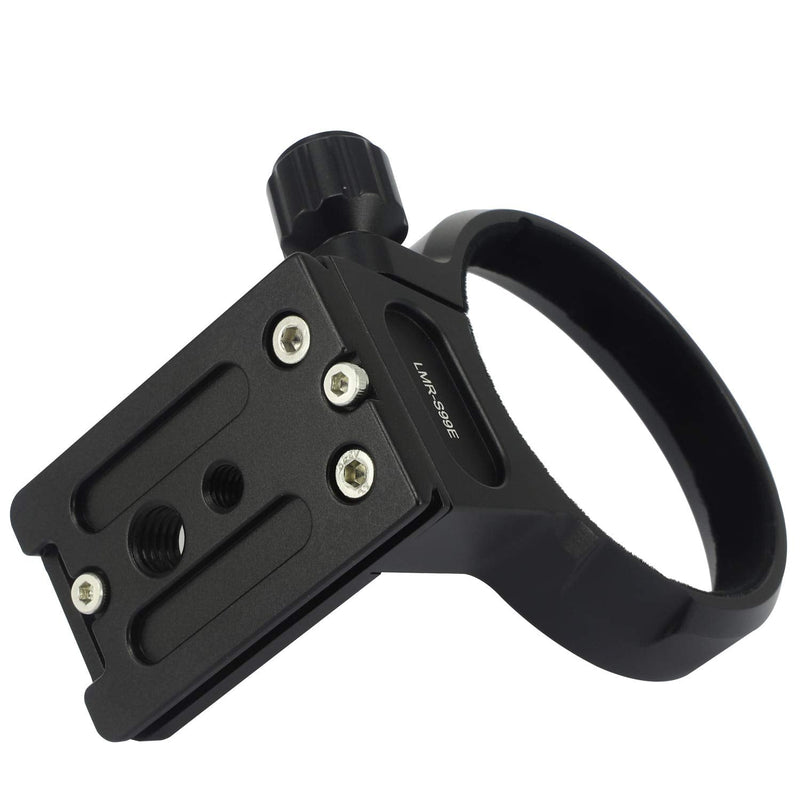 Haoge LMR-S99E Lens Collar Mount Ring forSony FE 24-240mm f/3.5-6.3 OSS 24-105mm f/4 G OSS FE 24-70mm F2.8 16-35F2.8,12-24MM/F4 70-300 35MM F1.4 Lens Built-in Arca Swiss Type Plate