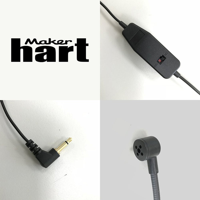 [AUSTRALIA] - Maker hart HS01 Headset Microphone/3.5mm/with Battery,Easy For Presentations/Live Stream/Education 