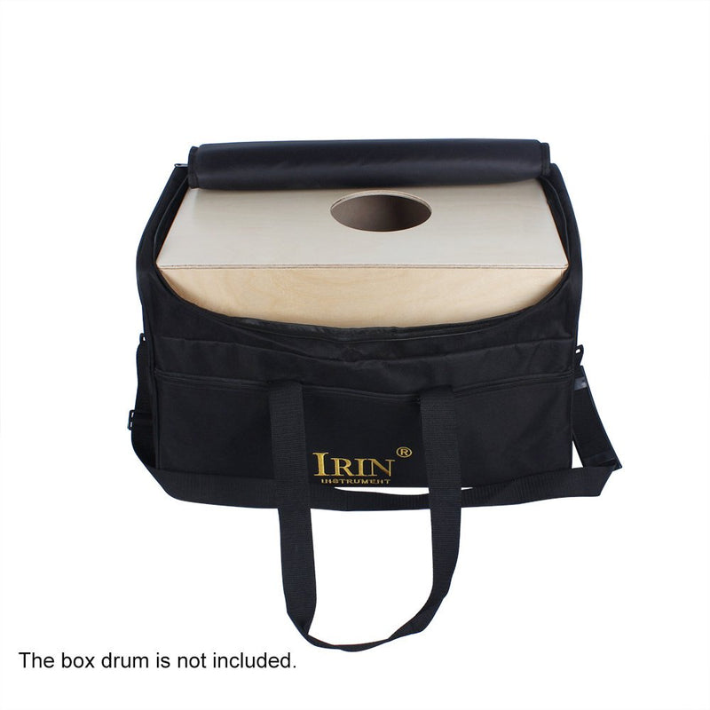 ammoon Standard Adult Cajon Box Drum Bag Backpack Case 600D Cloth 5MM Cotton Padding with Carry Handle Shoulder Strap