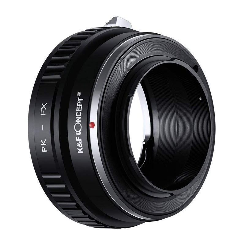 K&F Concept Lens Mount Adapter Pentax PK Lens to Fuji FX Mount Camera Adapter Fits X-Pro1 X-E1 X-M1