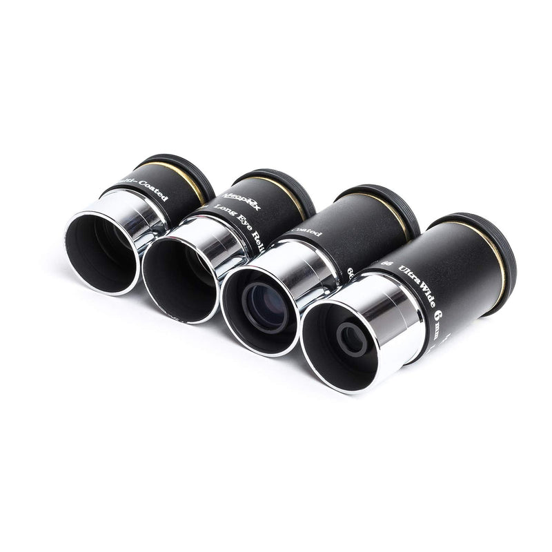 MEOPTEX 1.25" 6mm 9mm 15mm 20mm 66-Degree Ultra Wide Angle Eyepiece for Telescope (15mm)