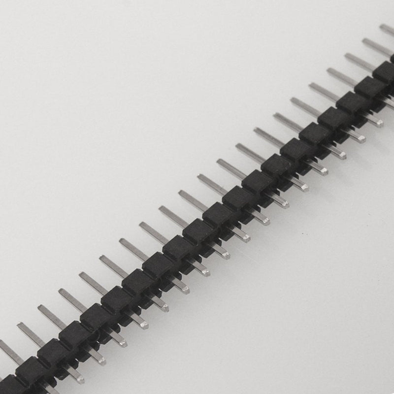 60 Pieces Breakaway Pin Header, 40 Pin 2.54mm Straight Single Row Male Pin Header Connector for Arduino Prototype Shield