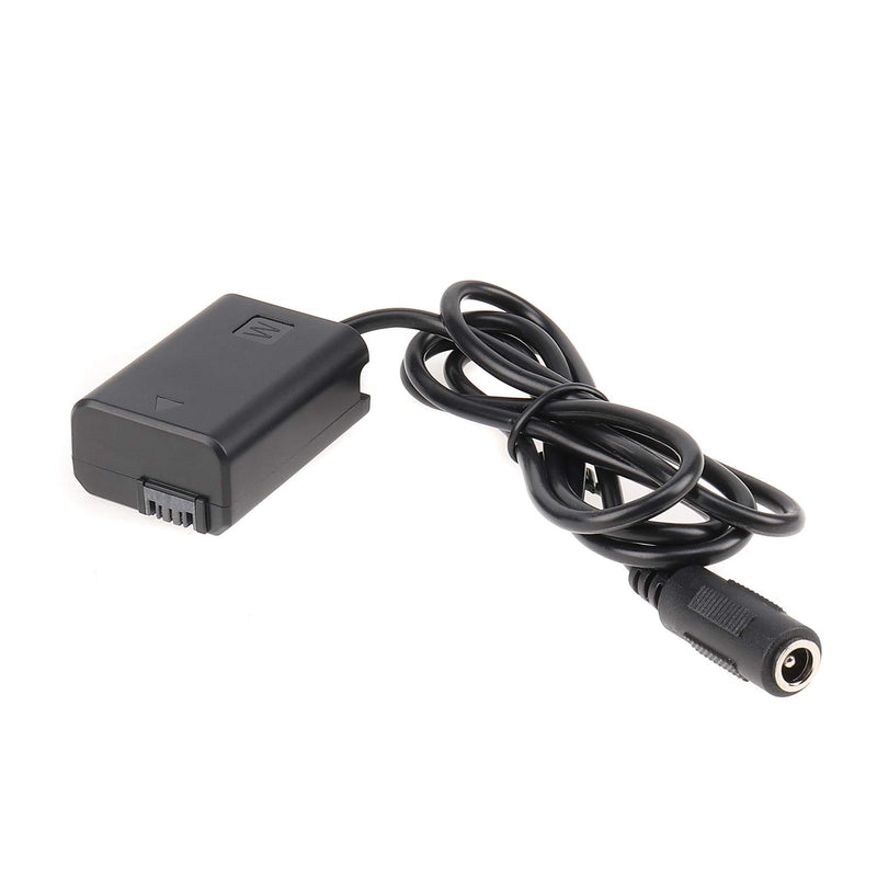 Foto4easy NP-FW50 Dummy Battery DC Coupler with 5V 2A USB Cable for Sony NEX5 NEX7 DSC-RX10 II III IV A7 A7R A7S A7II A7RII A7SII A3000 A6000 A6100 A6300 A7000 A6400 A6500 DSLR Cameras