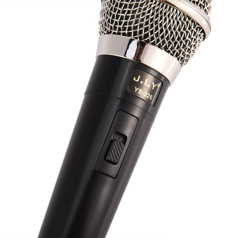 [AUSTRALIA] - Handheld Professional Wired Dynamic Microphone Clear Voice for Karaoke Vocal Music Performance, Handheld Mic with On/Off Switch 