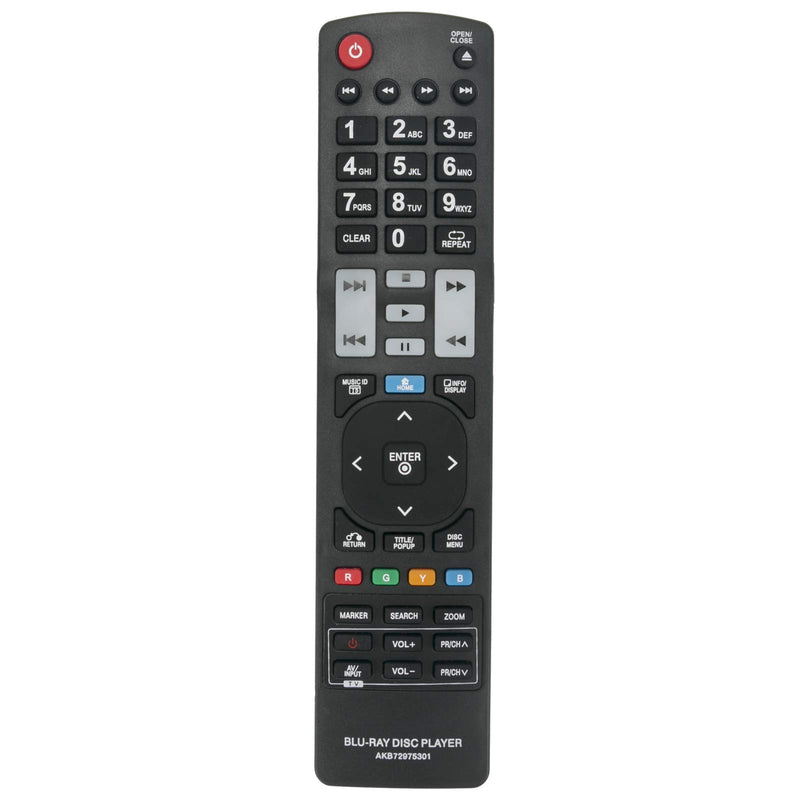 ECONTROLLY New Remote Control AKB72975301 for LG Blu-Ray DVD BD370 BD550 BD561 BD561N BD570 BD572 BD572N BD580 BD590 BD592 BD592N BX580 BX585