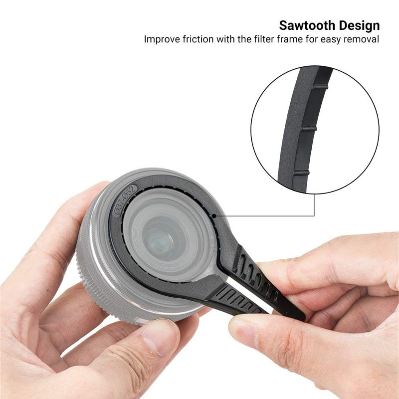2 Packs Camera Lens Filter Wrench Kit, CPL UV ND Filter Removal Wrench Tool Set, Fit 37mm-52mm 55mm-72mm Lens Thread for Canon Nikon Sony Fujifilm Olympus Panasonic and Other Camera