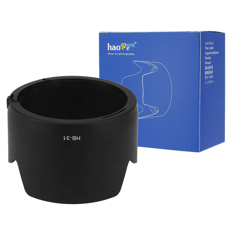 Haoge Bayonet Lens Hood for Nikon Nikkor AF-S 17-55mm f/2.8G ED-IF DX Lens Replaces Nikon HB-31
