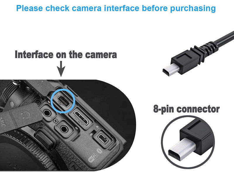 Replacement UC-E6 USB Cable Camera Photo Transfer Cord Compatible with Nikon Digital SLR DSLR D3300 D750 D5300 D7200 D3200, Coolpix L340 L32 A10