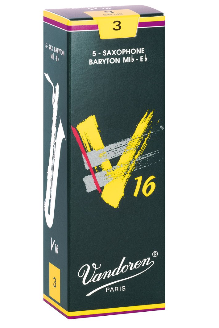 Vandoren SR743 V16 Strength 3 Reeds for Baritone Saxophone