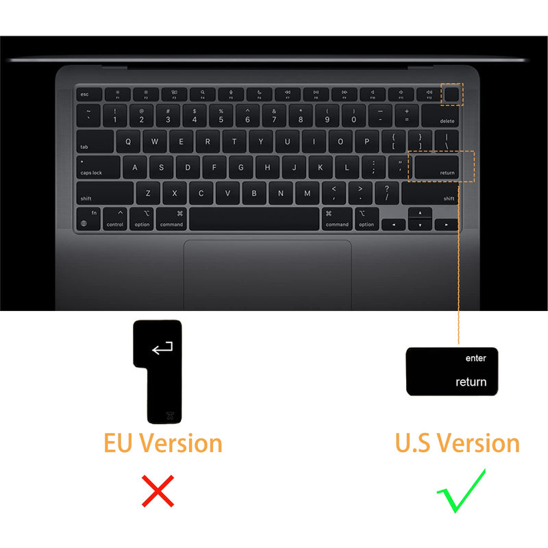 Silicone Keyboard Cover for MacBook Air 13.6 inch M2 A2681 2022 / MacBook Pro 14/16 inch M1 Pro/Max A2442/A2485 2022 2021 2023, MacBook Pro 14 inch Keyboard Silicone Cover MacBook Pro 16 M2 Max M2 M1 Pro/Max Macbook Pro 14"/16" and M2 Air 13.6"