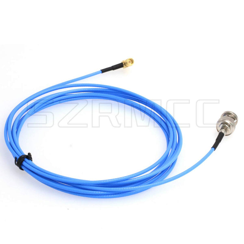 SZRMCC Right Angle Microdot 10-32UNF Male M5 to BNC Male Test Cable for Vibration Acceleration Sensor (5m) 5m