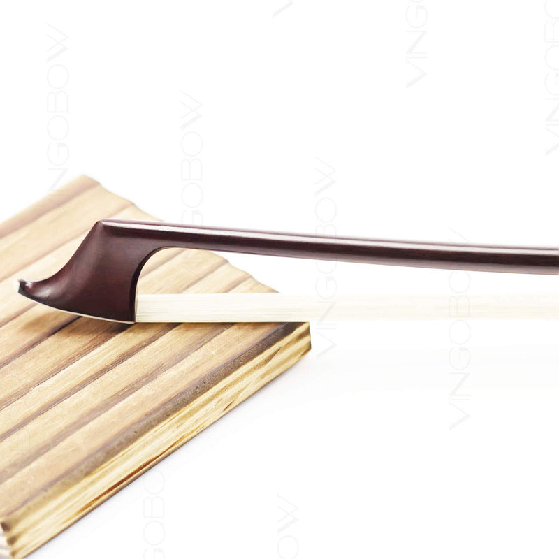 [AUSTRALIA] - Pernambuco Stick Cello Bow 4/4 Size VINGOBOW 420C Full 4 4 Concert Level Brass Alloy Fitted Parisian Eyes Ebony Frog Well Balanced Sweet Sound Natural Horse Hair for Porfessional Player 