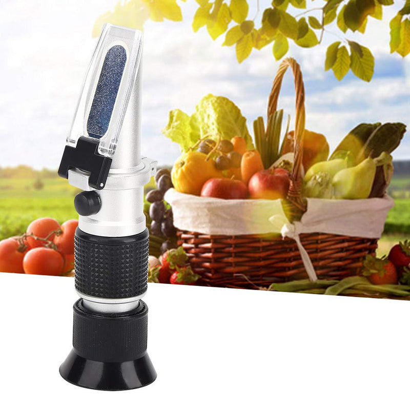 Brix Meter Refractometer,Refractometer Concentration Meter Brix Tester 0-90% forMeasuring Sugar Content in Fruit, Honey, Maple Syrup and Other Sugary Drink