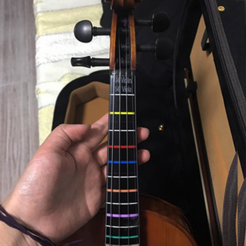 Dilwe Cello Finger Position Marker, Cello Practical Fret Board Label Sticker Accessory for Cello Practice Beginners(3/4) 3/4