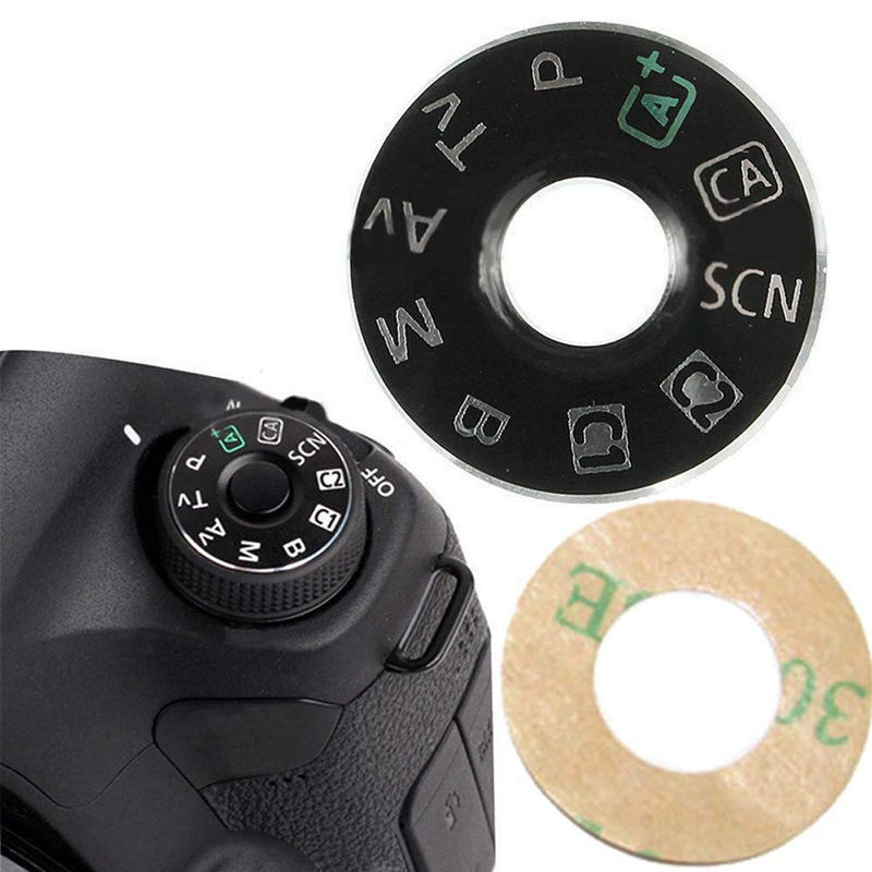 Shenligod Mode Dial Top Cover Plate Interface Cap Replacement for Canon EOS 6D Camera Repair Parts