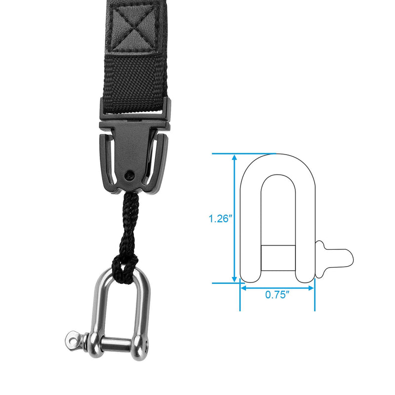 TXEsign Gopro Neck Strap Detachable Lanyard with Stainless Steel Shackle for GoPro Mount Adapter