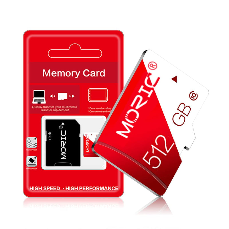 512GB Micro SD Card Memory Card Class 10 High Speed Ultra Micro SDXC for Android Phones/PC/Computer/Body Camera