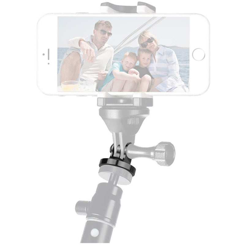 1/4 Tripod Adapter Compatible with Gopro,ChromLives Aluminum Camera 1/4-20 Tripod Mount Adapter Compatible with Gopro Hero 8, 7, 6, 5, 4, 3+, 3, 2, 1, DJI OSMO Action and More (1 Pack) 1 pack