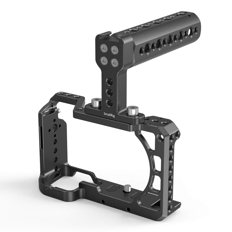 SmallRig Camera Cage Kit for Sony A6100/A6300/A6400/A6500 with Top Handle - KCCS2752 cage w/ top handle