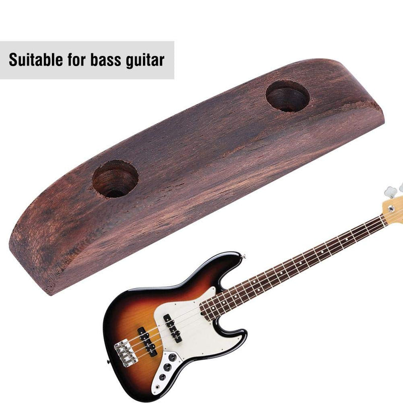 Dilwe Bass Guitar Thumb Rest, Rosewood Thumb Rest with Mounting Screw for Bass Guitar Accessory Guitar Replacement Part