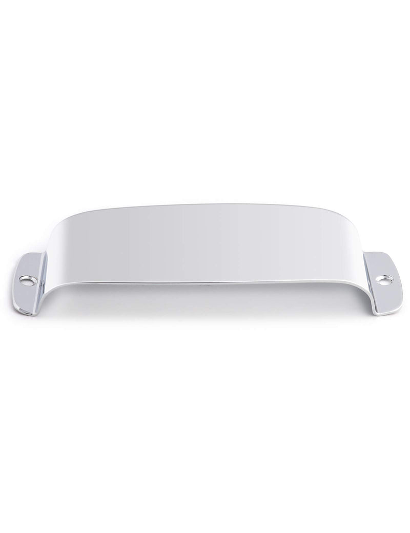 Holmer Bass Pickup Cover Protector Bridge Cover Plate for Electric Bass Jazz Bass JB Bass Guitar Chrome.