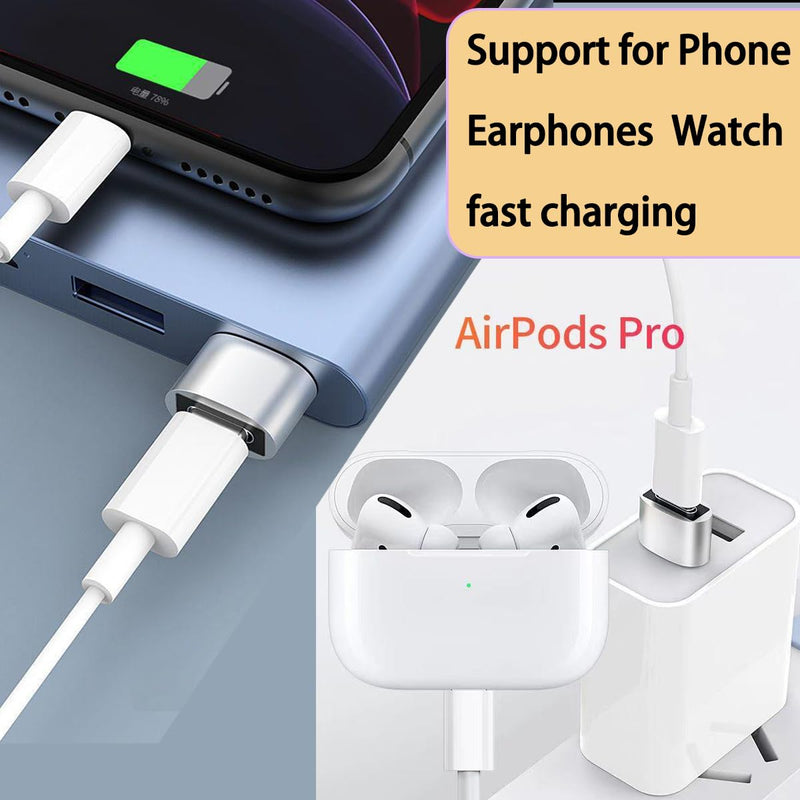 [AUSTRALIA] - 5Pcs USB C to USB Adapter, USB A to USB-C Adapter USB 3.0 Hub Type C to USB Adapter USB Hub Splitter Extension OTG Adapter, USB C Female to USB Male Adapter Fast Charging for iPhone Samsung PC MacBook 
