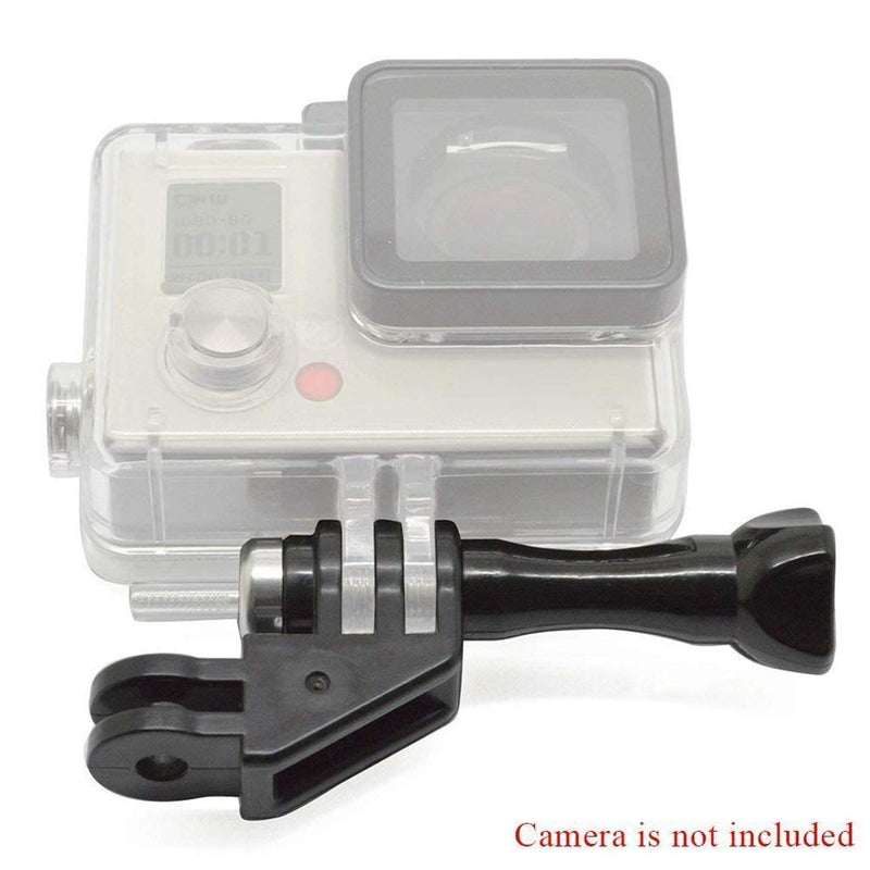 90 Degree Direction Adapter Elbow Mount with Thumb Screw for GoPro Hero 9/8/7/(2018)/6/5/4 Black,Hero 3+,DJI Osmo Action,AKASO/Campark/YI Action Camera