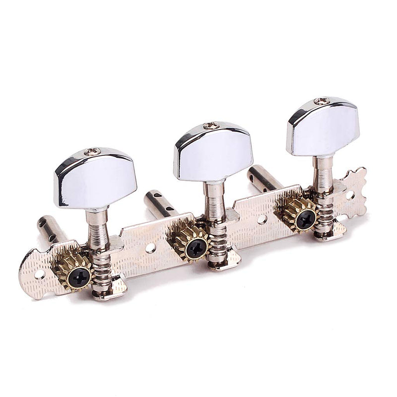 Alnicov Guitar Tuners,2PCS Classical Guitar Tuners Tuning Pegs Keys Machine Heads Chrome