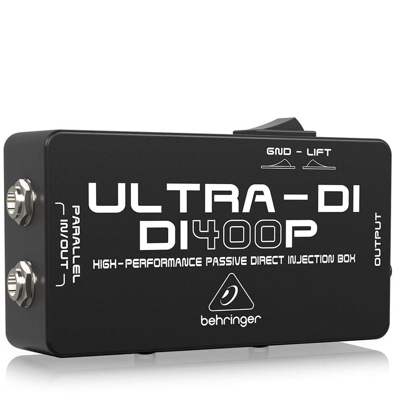 [AUSTRALIA] - Behringer Ultra-DI DI400P Professional High-Performance Passive DI-Box Black 