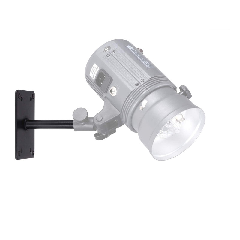 [AUSTRALIA] - Youngerfoto Baby Pin Wall Plate, 4.7 inch Baby Plate M11-027B Lighting Wall holder Mini Light Stand Stud for Photo Studio flash Accessories Lighting Wall Ceiling Plate Ceiling Tripod Speedlite Bracket 4.7inch 